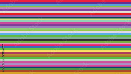 Colorful horizontal stripes pattern with vibrant shades