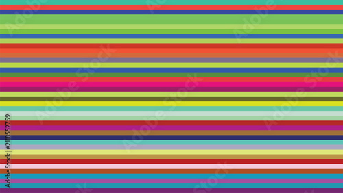 Colorful horizontal stripes pattern background for design projects