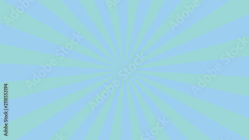 Light rays pattern with soft blue and green gradient background