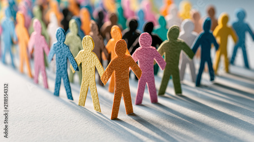 Paper Chain People: A line ...