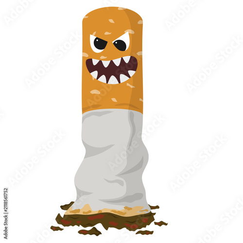 Scary Cigarette Emoji