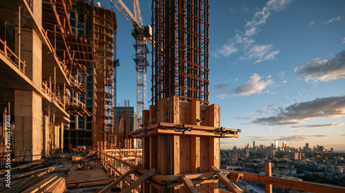 Construction Site at Sunset...