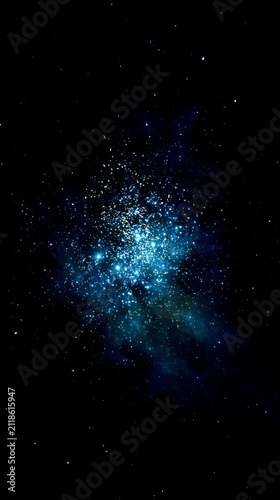 Celestial Symphony - A mesmerizing display of cosmic dust and vibrant nebulae.