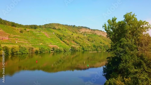 Aerial view of Kalbenstein in Main valley