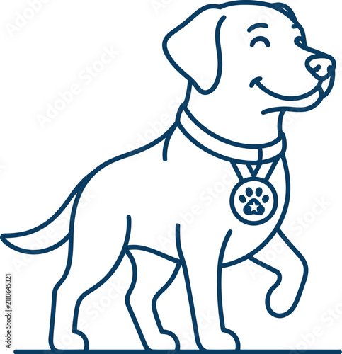 illustration of a dog