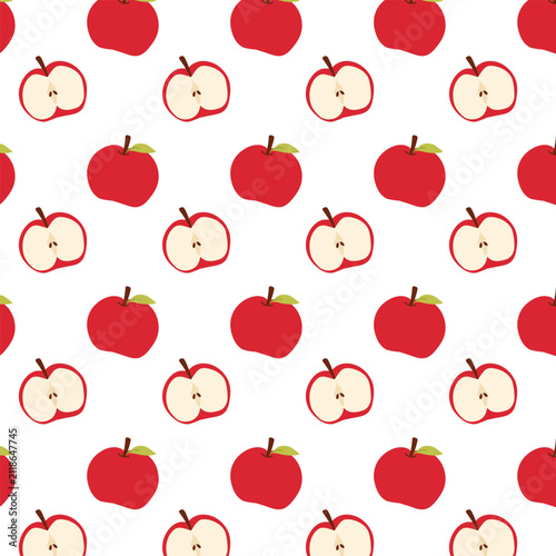 Colorful Apple Seamless Background Pattern