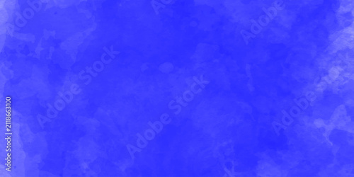 Blue watercolor texture background abstracts painted wash splash effect paper, modern design element artistic soft azure template banner backdrop vintage decorative canvas artistic poster layout.