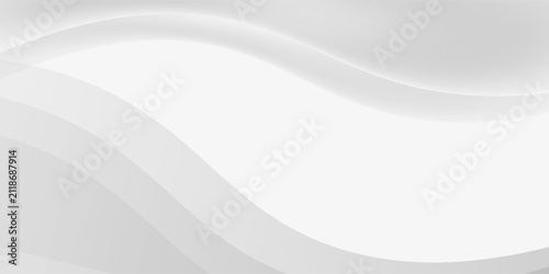 Fotografía Abstract white and gray background