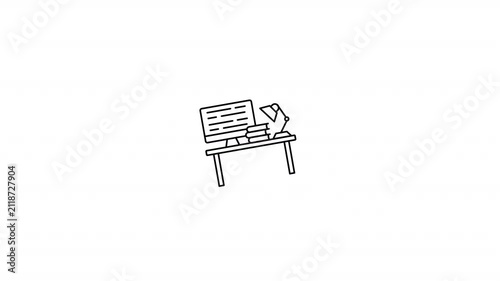 Study Table Icon