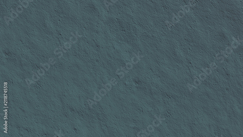 Dark Teal Wall Texture Background with Rough Plaster Finish and Matte Surface Detail