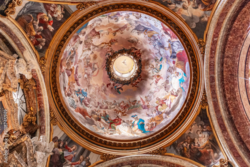 Canvas Print Sant Ignazio church , Rome, Italy