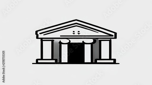 Simple illustration of a building facade.