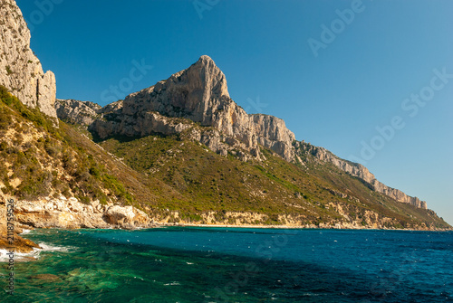 Sardegna, panorama della costa nei pressi di Punta Giradili, Italia, Europa 