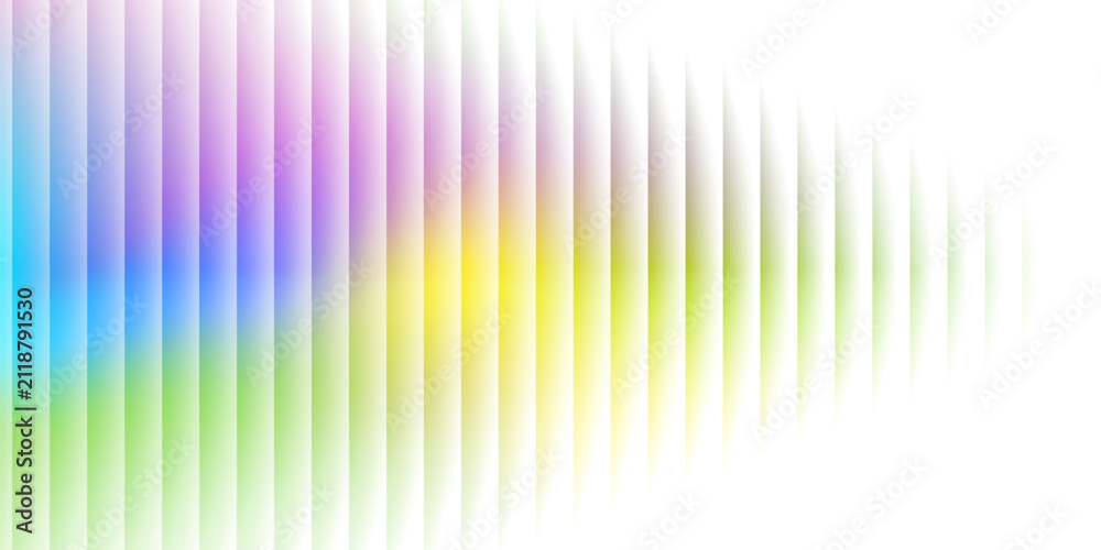 Obraz premium Minimal abstract background with ambient colorful gradients, translucent glass stripes and soft glowing light. Clean modern vector design for branding, presentations, wallpapers and digital interfaces