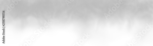 Canvastavla Gray smoke clouds drift gently with soft mist and transparent vapor