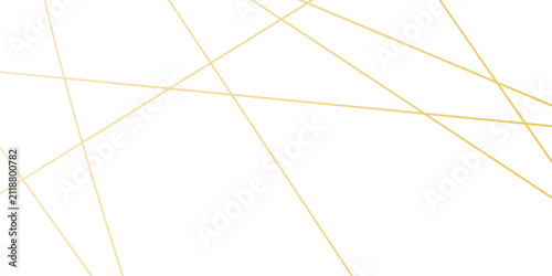 Abstract White Background With Shimmering Gold Geometric Lines.