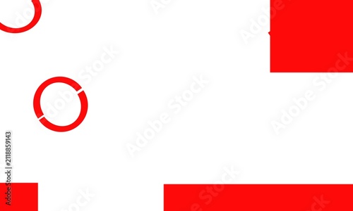 Illustration of red and white ornaments in commemoration 81st Independence Day of the Republic of Indonesia 