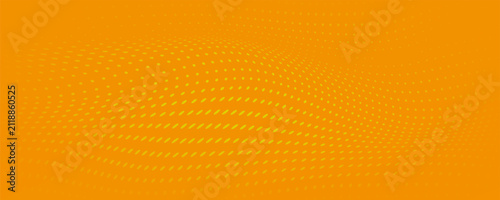 Fotografía Yellow orange halftone pattern