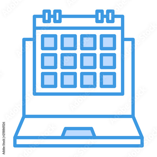 laptop date icon