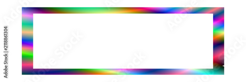 Neon colors of party frame event card design