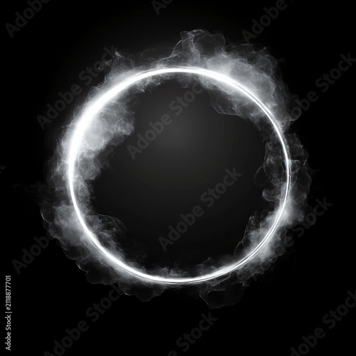 A circle with the glow quot in the dark