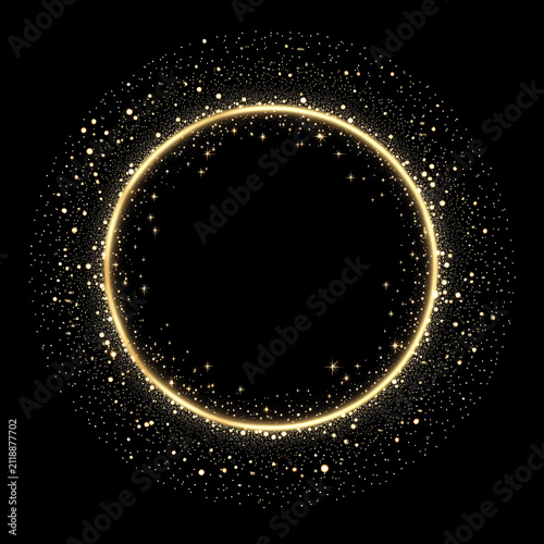 A circle with the glow quot in the dark