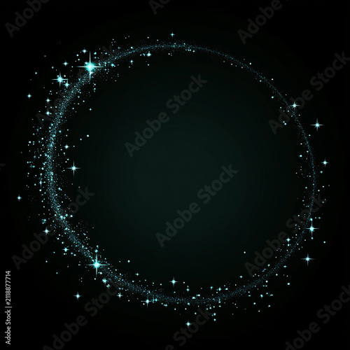 A circle with the glow quot in the dark