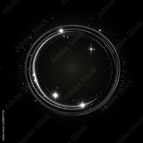 A circle with the glow quot in the dark