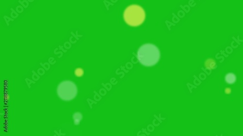 Bokeh Green Screen Floating Particles Loopable Motion Graphic Video Background Chroma Key