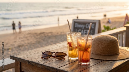 Summer Bank Holiday Beach Cafe Drinks Refreshments