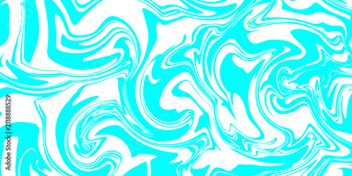 Abstract background seamless pattern with colorful waves. Trendy vector illustration in retro psychedelic style.