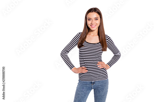 Картината върху платно Portrait of her she nice attractive winsome shine lovable charming cute lovely p