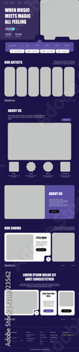 Music Festival Website Landing Page