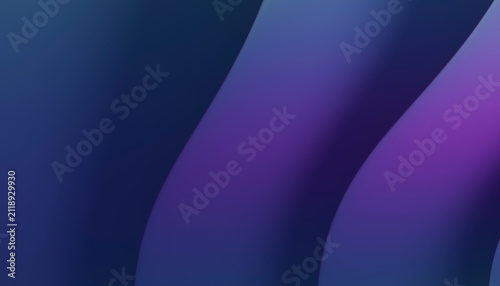 Abstract illustration of smooth purple and blue curved shapes