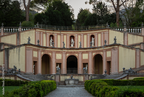 Historic Giardino di Villa Bettoni in Gargnano on Lake Garda, Italy