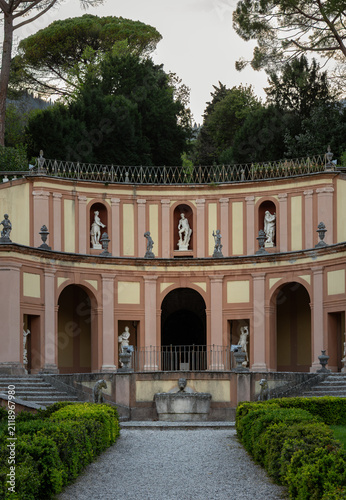 Historic Giardino di Villa Bettoni in Gargnano on Lake Garda, Italy