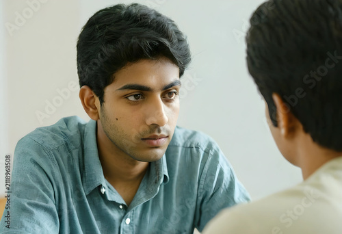 Young indian man in a blue ...