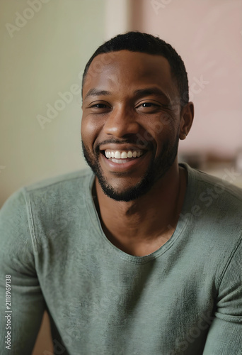 Smiling african american ma...