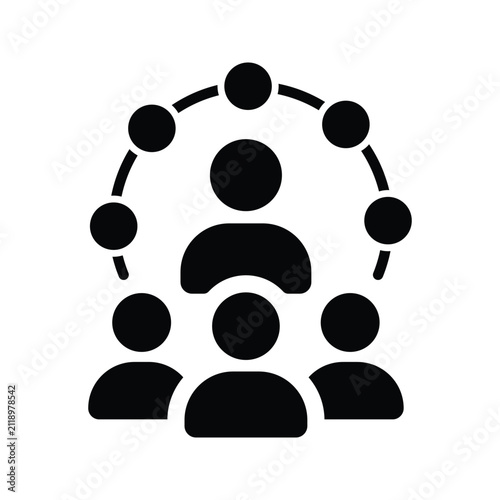 Connect people icon