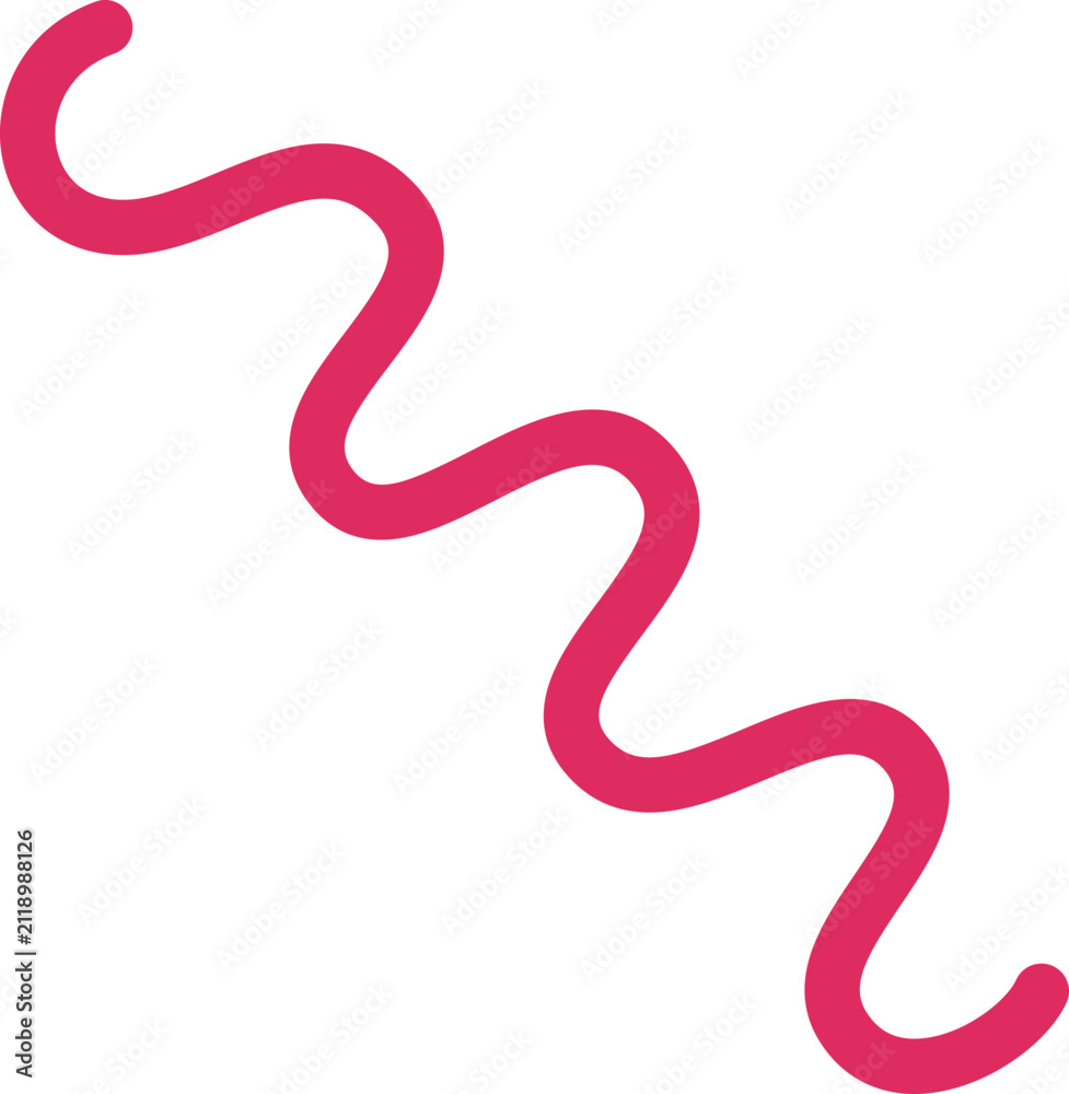 Fototapeta premium Squiggle Line Filler