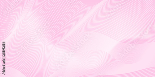 Принти на полотні Pink wavy line pattern background
