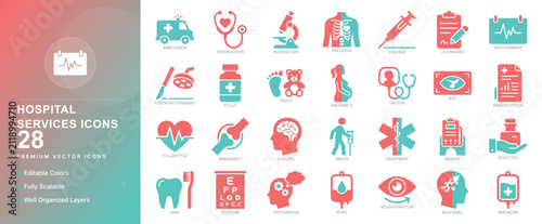Quadro su tela hospital services doctor clinic medical healthcare nurse ambulance emergency pat
