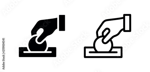 Obraz na plátne Coin Deposit Box Savings Icon