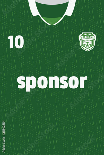Sport jersey parttern design template