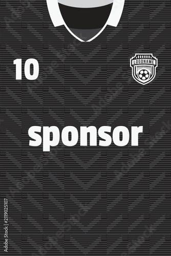 Sport jersey parttern design template
