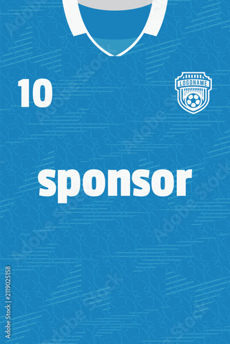 Sport jersey parttern design template