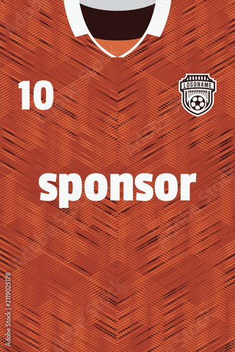 Sport jersey parttern design template