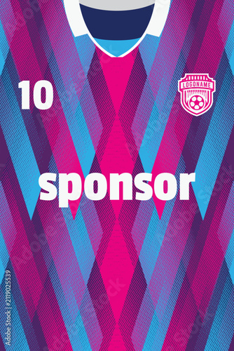 Sport jersey parttern design template