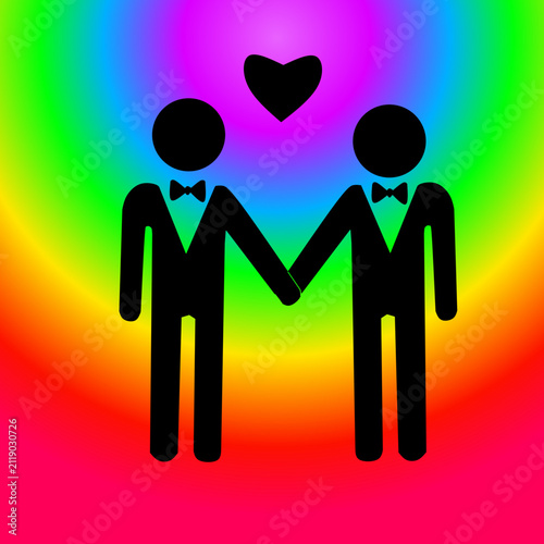 man and man with heart