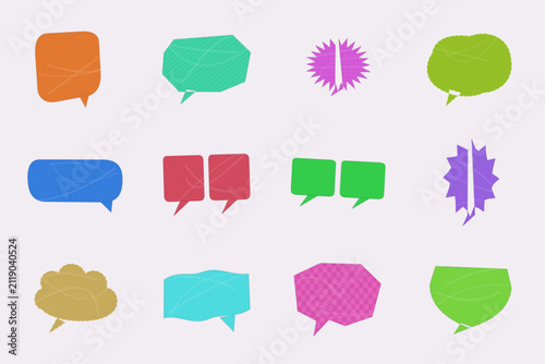 Speech bubble design